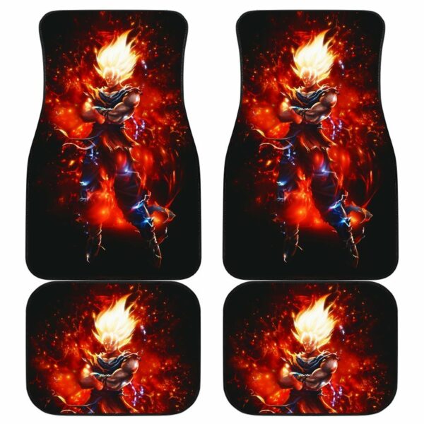 Goku Saiya God Dragon Ball Car Floor Mats