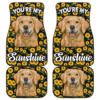 Golden Retriever Dog You’re My Sunshine Car Floor Mats H081320