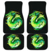 Green Dragon in black theme Car Floor Mats 191023