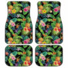 Hawaiian Car Floor Mats Custom Pineaple Tropical Flowers Car Accessories Gifts Idea