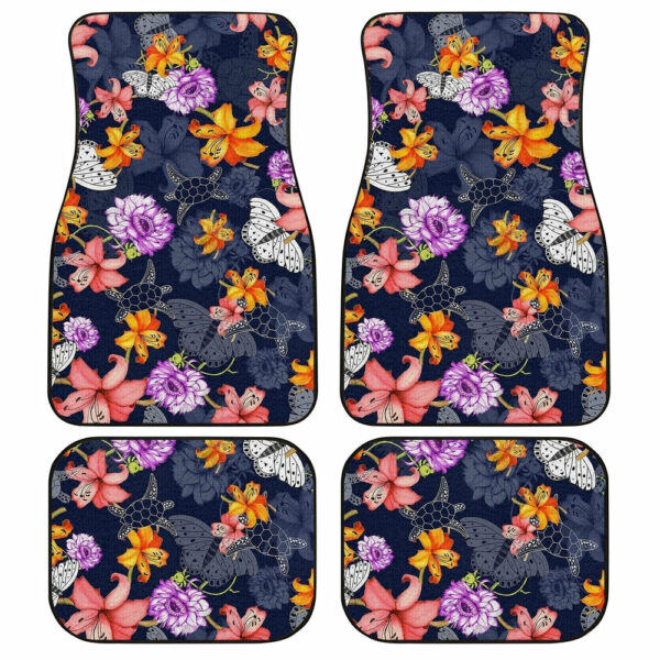 Hawaiian Car Floor Mats Custom Tropical Turtle Car Accessories