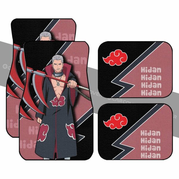 Hidan Car Floor Mats Custom Akatsuki Members Anime Car Accessories