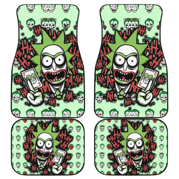 Horror Movie Rick Cosplay Joker Patterns Car Floor Mats