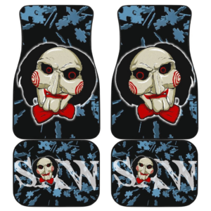 Horror Movie Saw Clown Face Jigsaw Puzzle Car Floor Mats