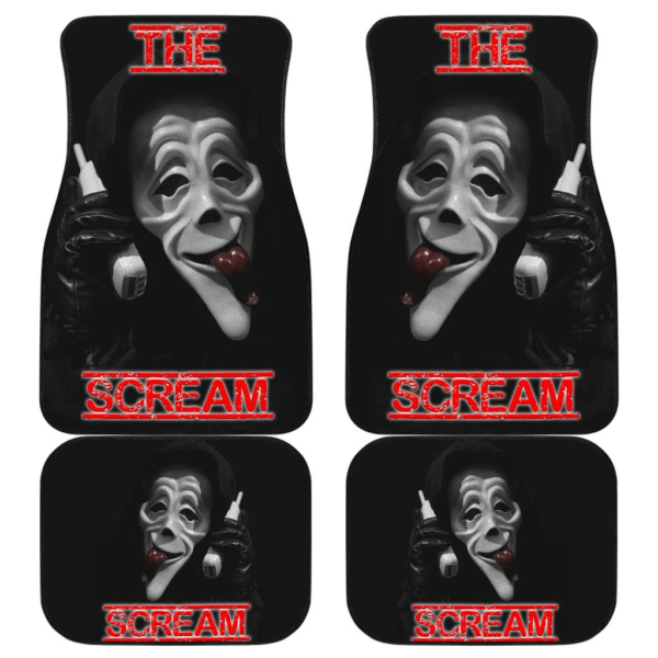 Horror Movie Scream Ghostface Calling Car Floor Mats