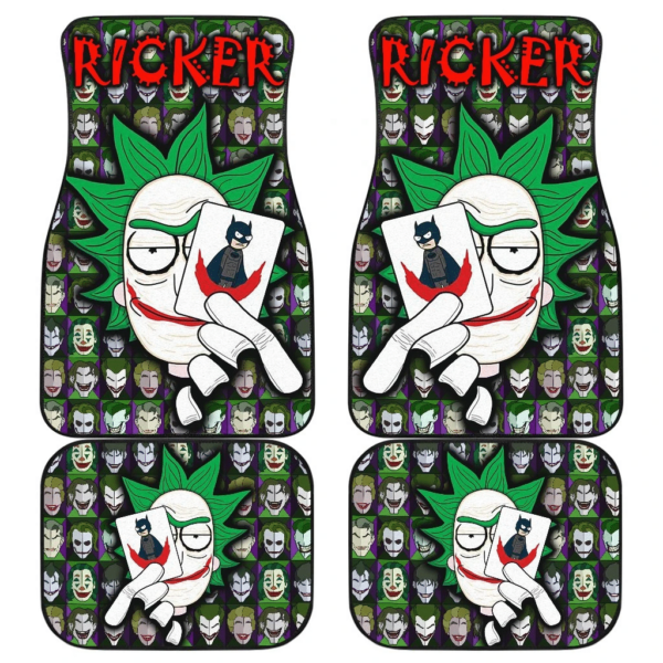 Horror Movie The Ricker Rick Cosplay Joker Car Floor Mats