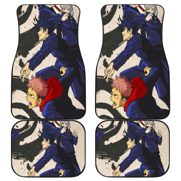 Itadori Megumi Toge Battle Jujutsu Kaisen Car Floor Mats UBC032601