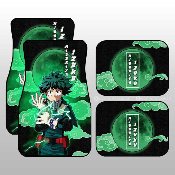 Izuku Midoriya Car Floor Mats Custom Anime My Hero Academia Car Interior Accessories