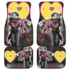 J & H Joker And Harley Love In Battle Car Floor Mats