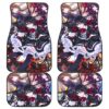 Japanese School Girl Anime Black Car Floor Mats