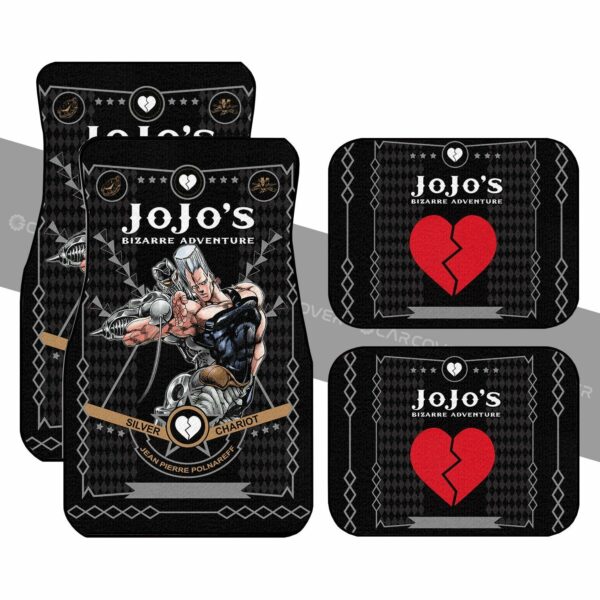 Jean Pierre Car Floor Mats Custom Anime JoJo’s Bizarre Car Interior Accessories