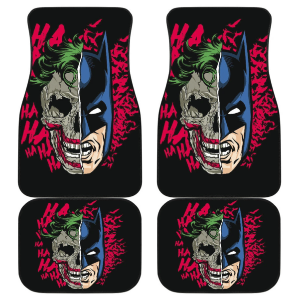 Joker And Batman Villains Car Floor Mats Movie Fan Gift H031120