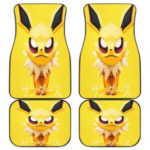 Jolteon Pokemon Front And Back Car Mats