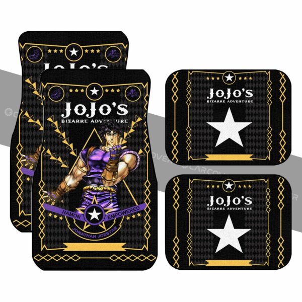 Jonathan Joestar Car Floor Mats Custom JoJo’s Bizarre Anime Car Accessories