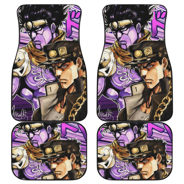 Jotaro Art Car Floor Mats JoJo’s Bizarre Adventure H081720