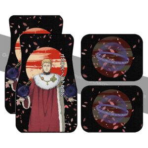 Julius Nova Chrono Car Floor Mats Custom Black Clover Anime Car Accessories