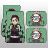 Kamado Tanjiro Car Floor Mats Custom Demon Slayer Anime Gifts Idea For Fans