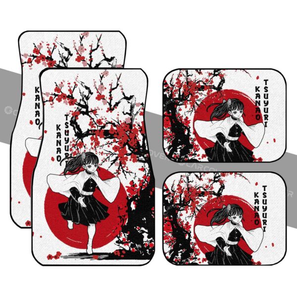 Kanao Car Floor Mats Custom Japan Style Demon Slayer Anime Car Accessories