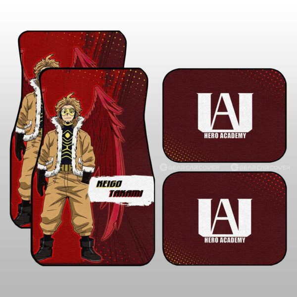 Keigo Takami Car Floor Mats Custom Gifts For My Hero Academia Anime Fans