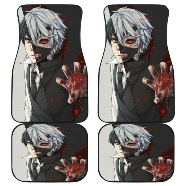 Ken Kaneki Art Car Floor Mats Tokyo Ghoul Anime Fan Gift H051820