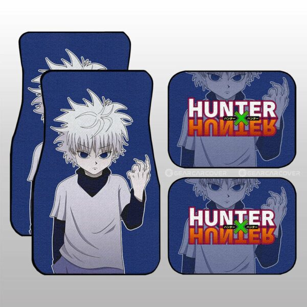 Killua Zoldyck Car Floor Mats Custom Main Hero Hunter x Hunter Anime Car Accessories