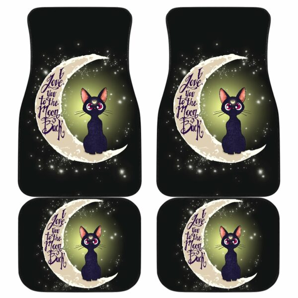 Luna Cat Front And Back Car Mats